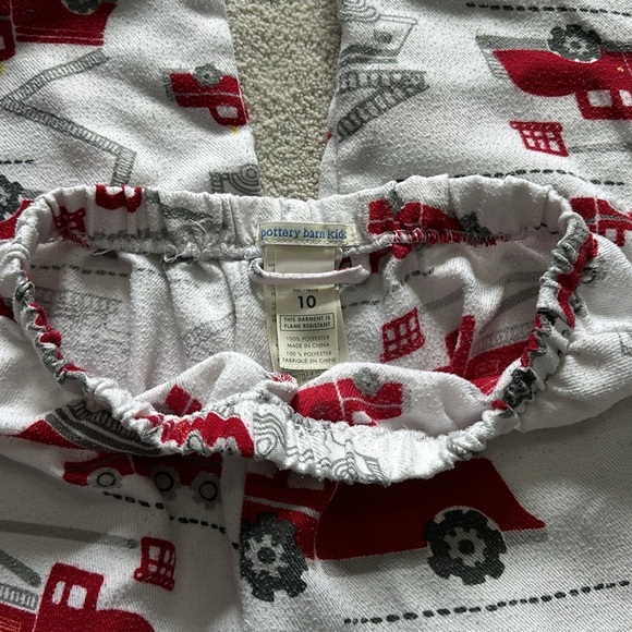 Pottery Barn Kids Fire Truck Pajama set - Picture 5 of 6
